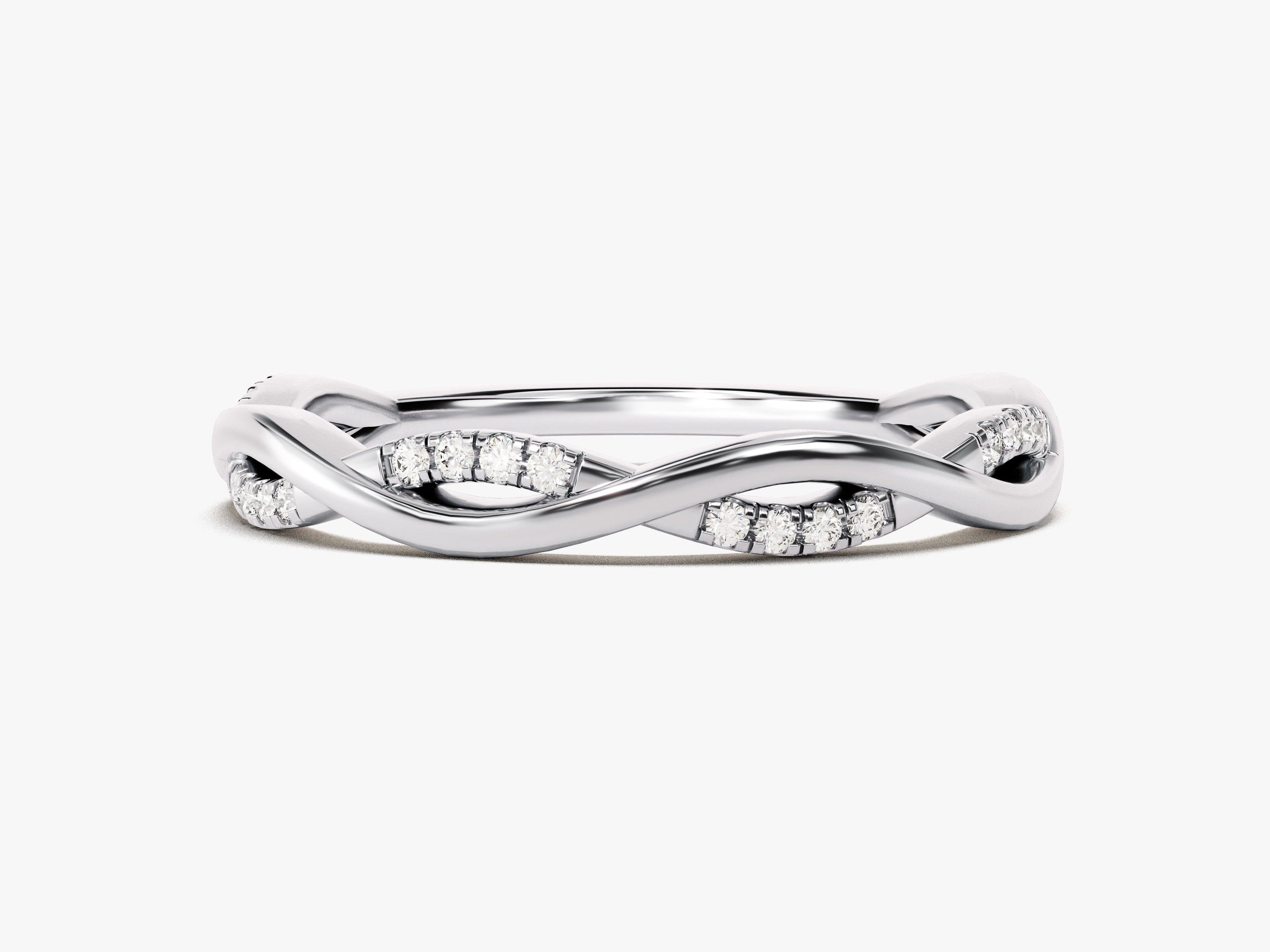 Twisted Vine Wedding Band