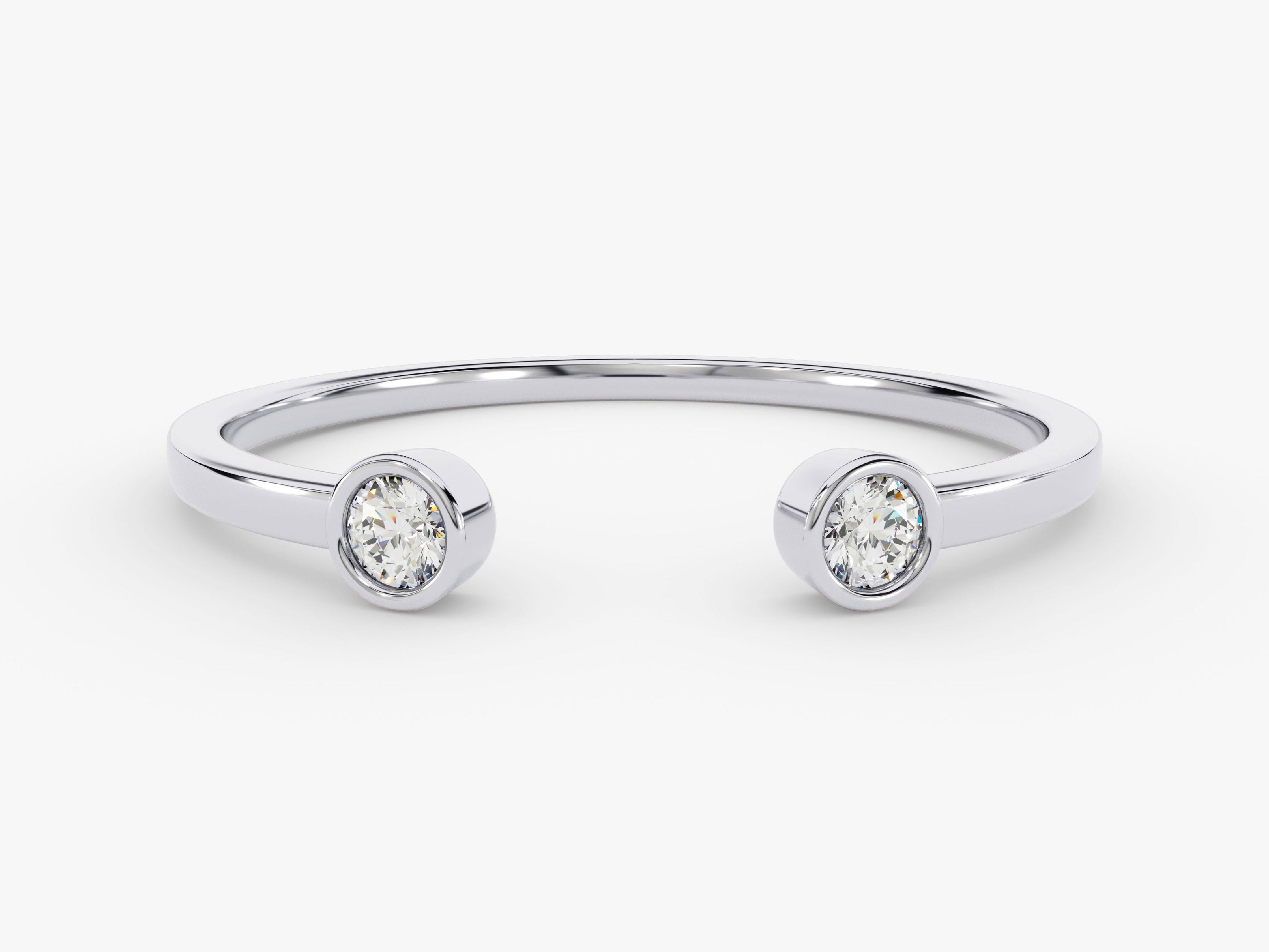 Dual Open Cuff Wedding Band