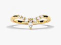 Vintage Marquise Tipped Wedding Band