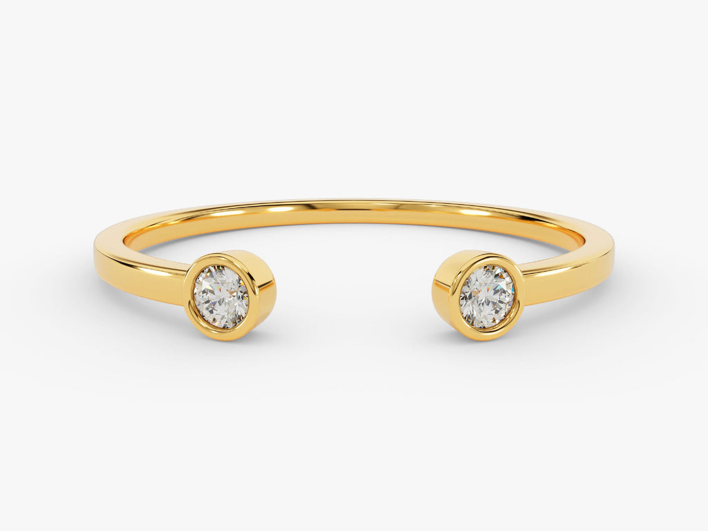 Dual Open Cuff Wedding Band