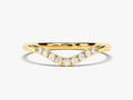 U-Curved Wedding Band